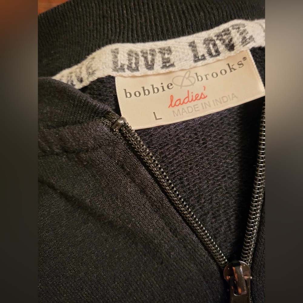 Bobbie Brooks Black Zip-Up Jacket/Sweatshirt - Picture 4 of 6